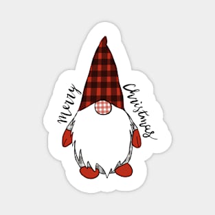 Merry Christmas Gnome 2 Magnet