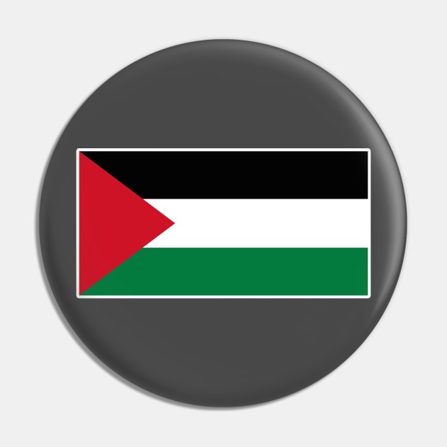 State of Palestine Flag Pin by DiegoCarvalho