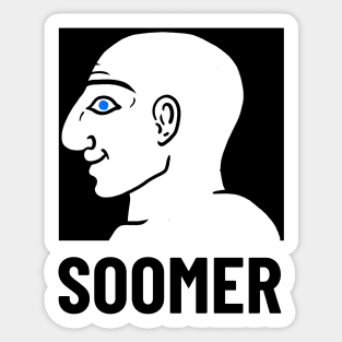 Rainbow Doomer Wojak Meme Sticker Sticker for Sale by Acid Graphics