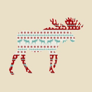 "A Moose for Christmas T-Shirt