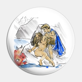 Andromeda and Perseus - the mythology of Greece Pin