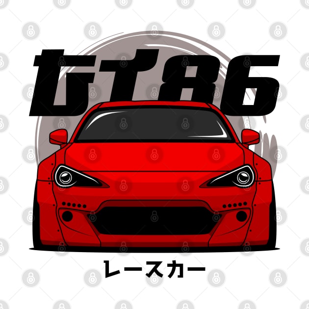 Red GT 86 Front by GoldenTuners