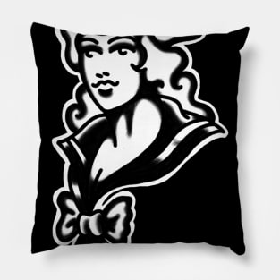 Traditional Sailor Lady Pillow