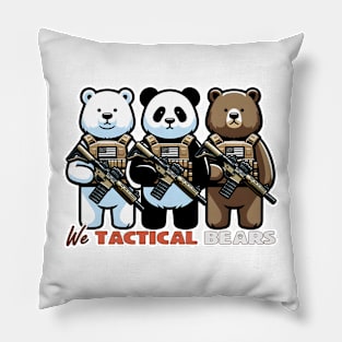 We Tactical Bears Pillow