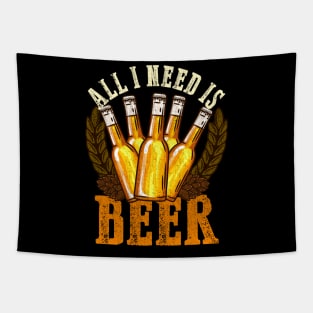 All I need is Beer Craft Tapestry