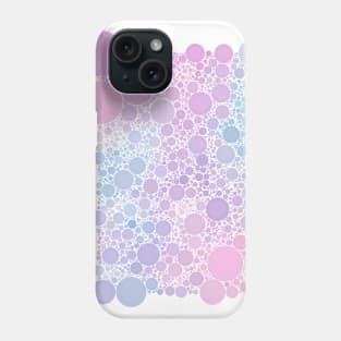 Pastel Cotton Candy Polka Dot Bubble Pattern Phone Case