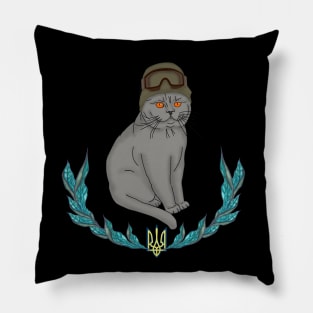 Military cat Pillow