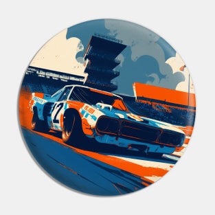 70s Race Car Pin