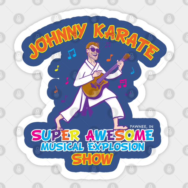 Super Awesome Musical Explosion Show - Parks And Rec - Sticker