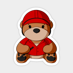 Jockey Teddy Bear Magnet