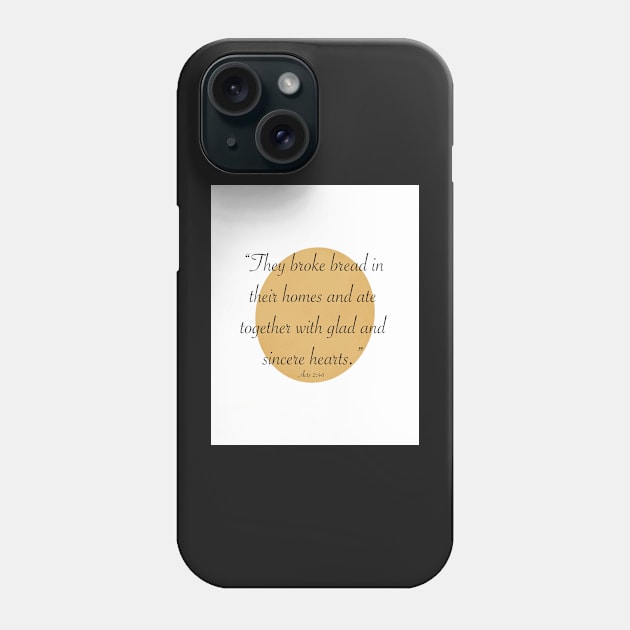 Bible verse Christian quote for thanksgiving Phone Case by Denicbt