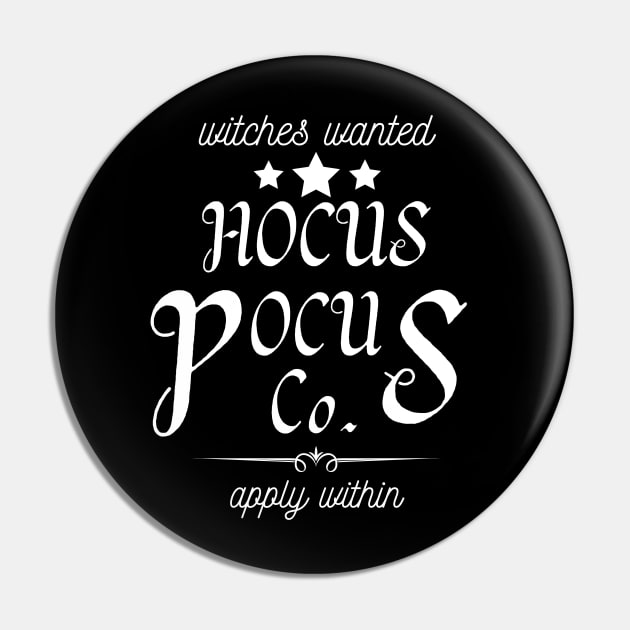 Hocus Pocus Co Witches Wanted Apply Within Mask Sweatshirt Pin by MalibuSun