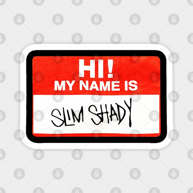 90s 2000s Classic Hip Hop Album Magnet by nicklower