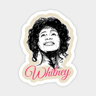 Whitney // 80s Retro Magnet