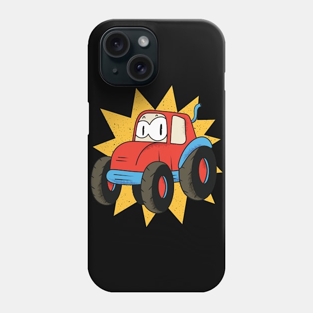 Tractor Cartoon Phone Case by JFDesign123