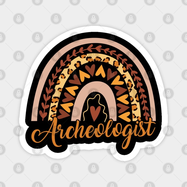 Archaeologist Rainbow Magnet by White Martian