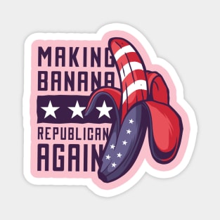 Republican banana Magnet