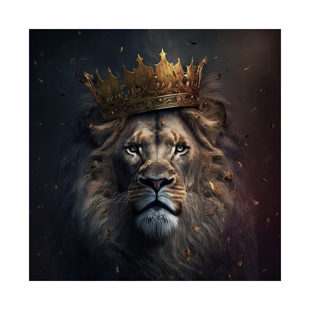 King Lion with crown by RLan