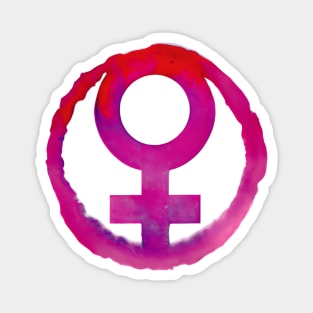 Female Symbol Watercolor Magnet