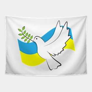 Dove of Peace Dove Ukraine Tapestry