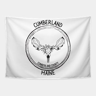 Cumberland Maine Moose Tapestry