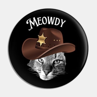 Meowdy Pin