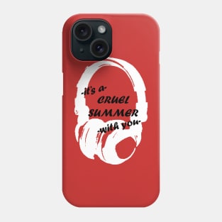 Cruel Summer: Headphones 3 Phone Case