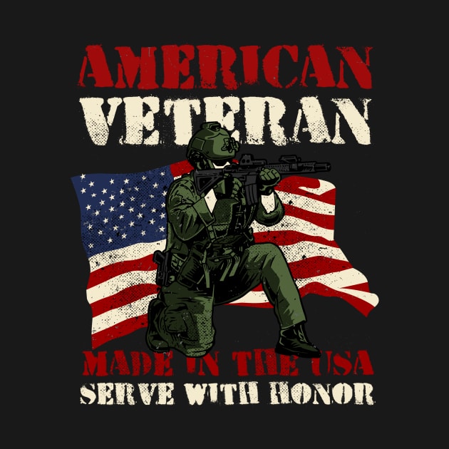 Proud Army Veteran USA Soldier United States´ by Foxxy Merch