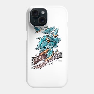 Kingfisher group Phone Case