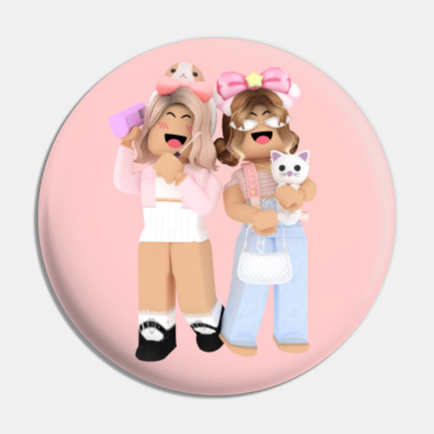 Roblox Girls Shopping Roblox Pin Teepublic - i like shoppings roblox