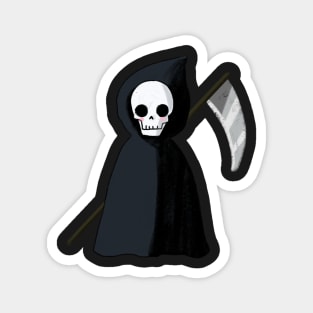 Cartoon grim reaper Magnet