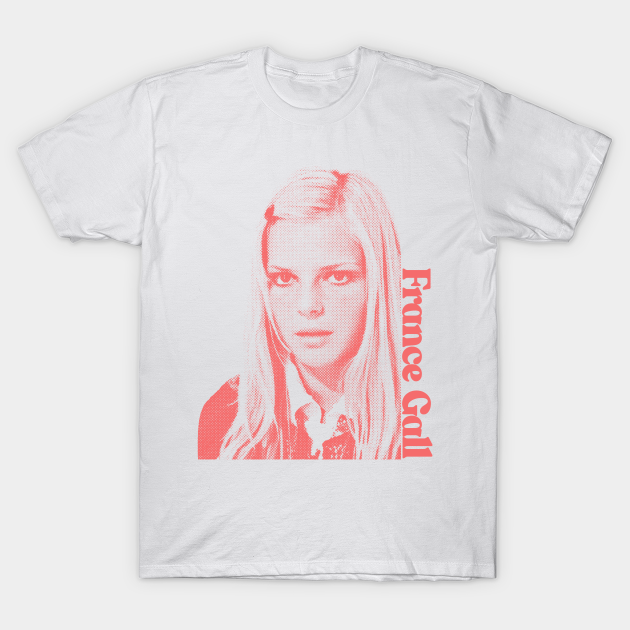 France Gall / 60s Retro Fanart - France Gall - T-Shirt ...