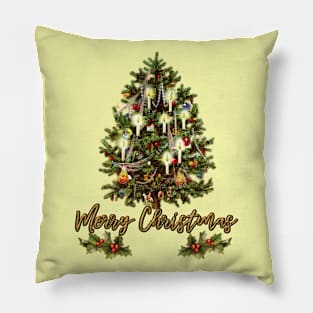 Wonderful vintage christmas design Pillow