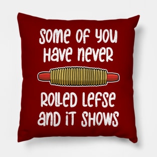 Funny Lefse Rolling Pin Pillow