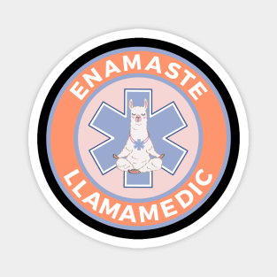 Funny Llama EMS EMT Paramedic Gift First Responder Medic Magnet