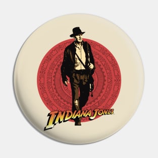 indiana jones creme retro vintage Pin