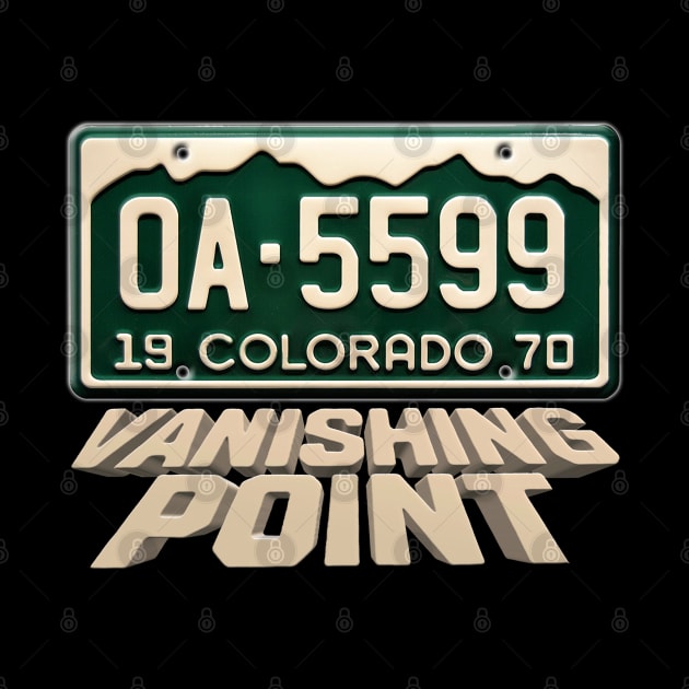 Vanishing Point - Plate & 3D Text by RetroZest