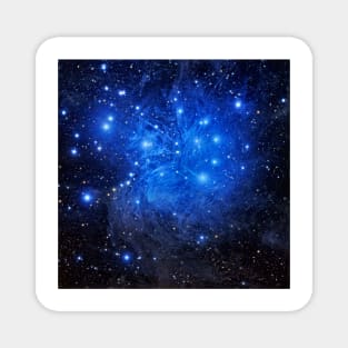 Pleiades star cluster, optical image (C021/8243) Magnet