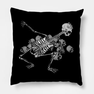 Skeleton Guitar Pillow