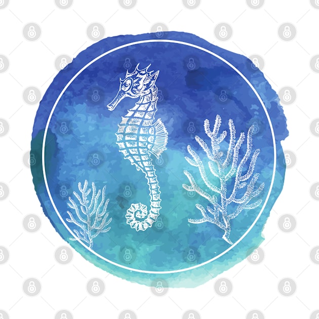 Seahorse - Summer Vibes by Design By Leo