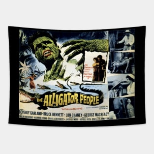 Classic Science Fiction Movie Lobby Card - The Alligator People Tapestry