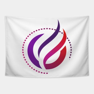 Flame Logo Tapestry