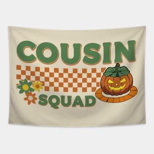 Cousin Squad Pumpkin Tapestry