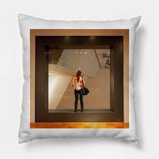 Girl Framed Pillow