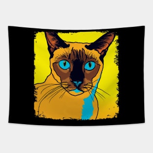 Tonkinese Pop Art - Cat Lover Gift Tapestry