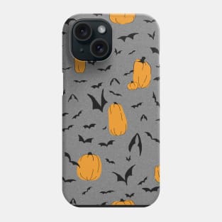 Spooky Bats at the Pumpkin Patch Phone Case