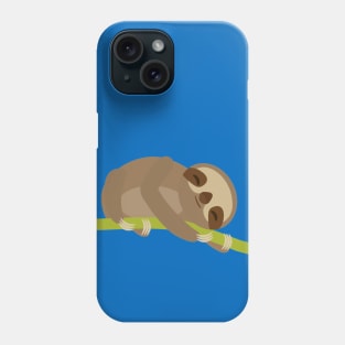 sleeping sloth, sleep all day, sleep all night Phone Case