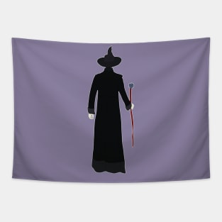 A Warlock with his Magic Wand Tapestry