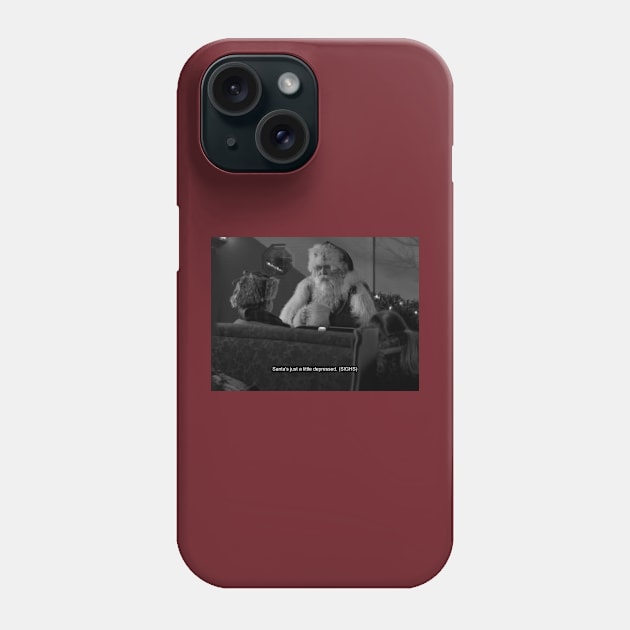 Depressed Santa Phone Case by PlanetWeirdPod