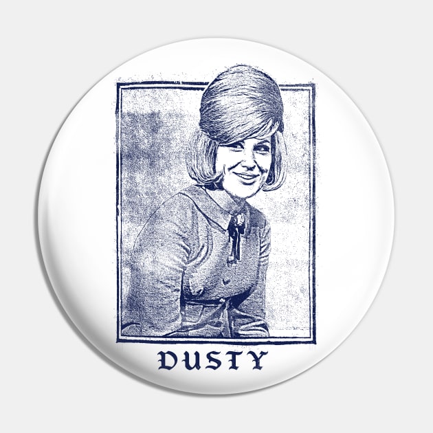 Dusty Springfield  // Vintage Look Faded Design Pin by DankFutura